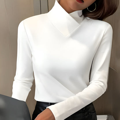 ESTAQUIA | Elegante jersey de cuello alto
