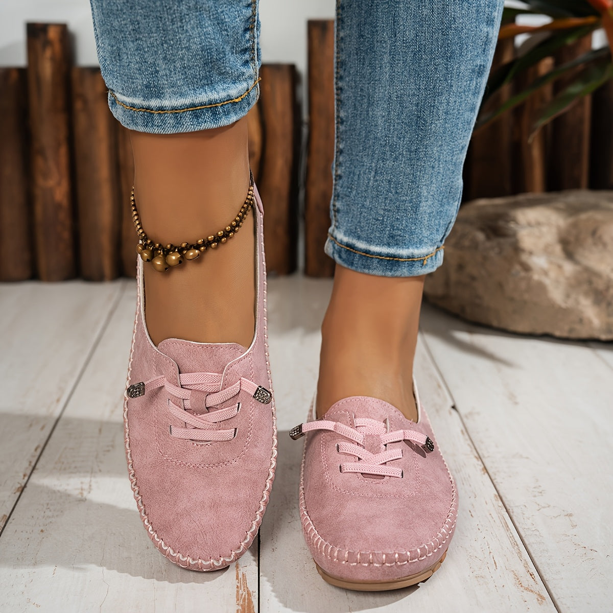 MOCASINES CASUALES DE ANTELINA CON CORDONES Y SUELA FLEXIBLE