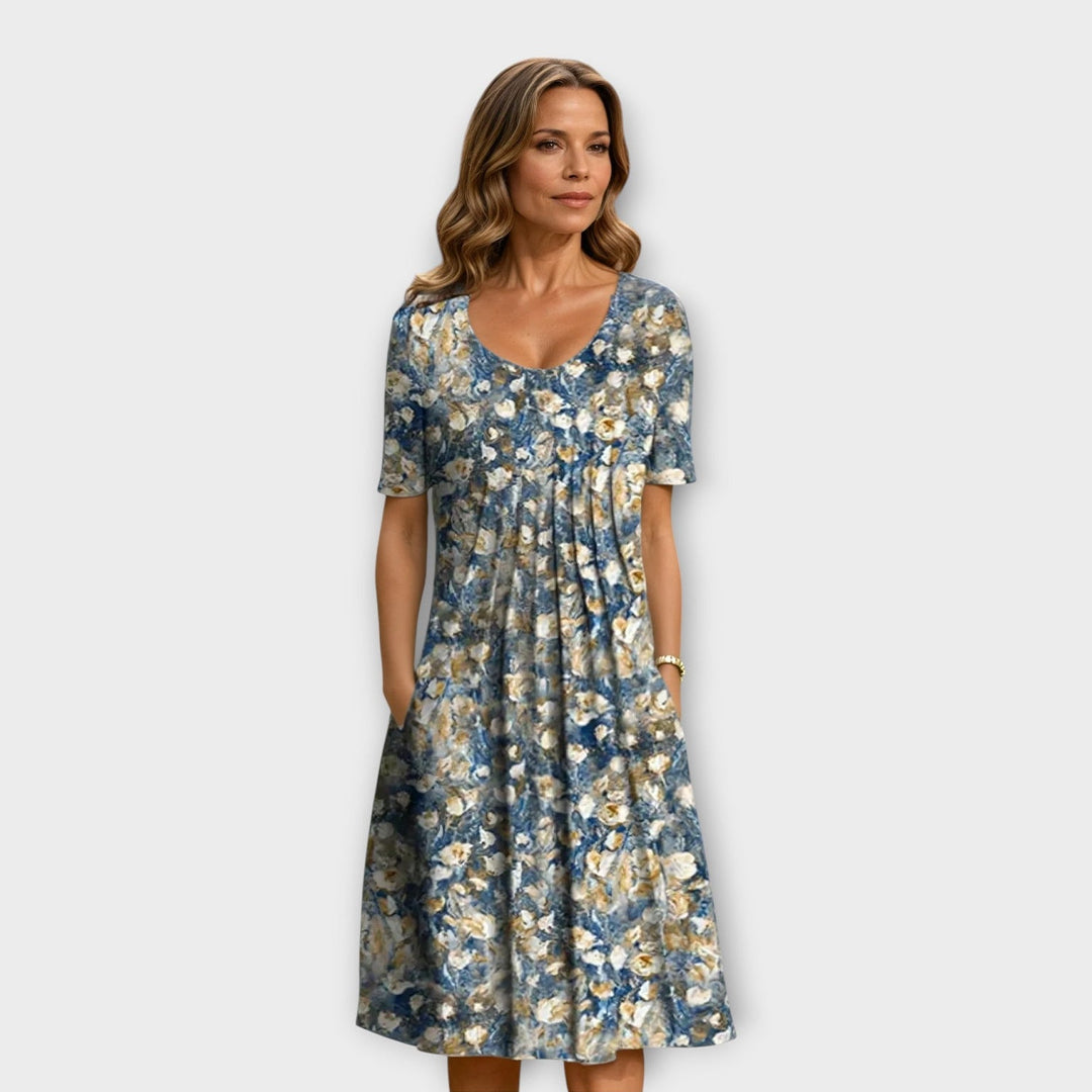 Marianne |  Vestido de algodón que cubre el estómago