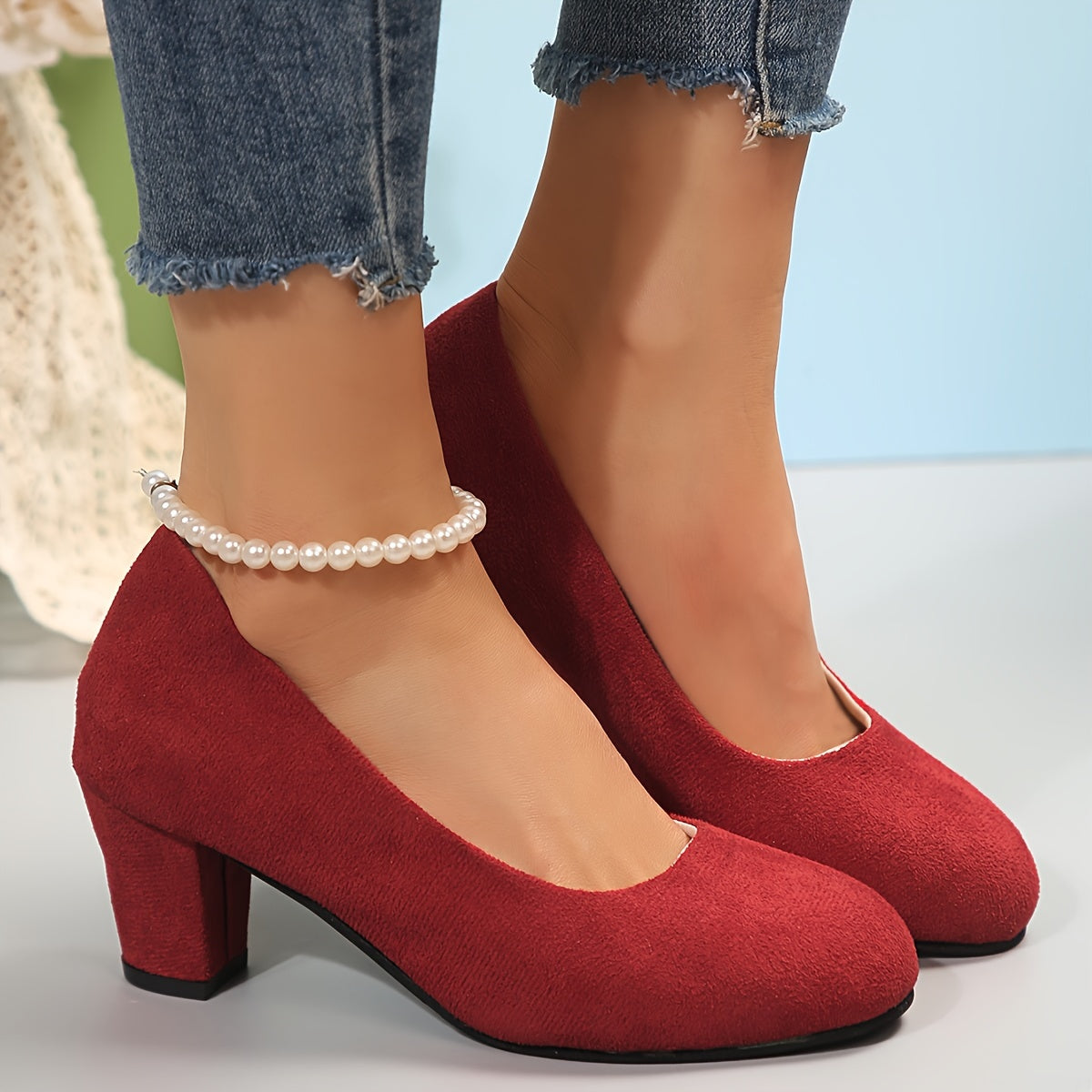 ZAPATOS DE TACÓN MEDIO CLÁSICOS Y CÓMODOS