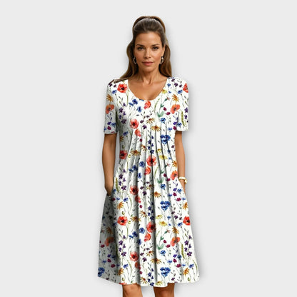 Marianne |  Vestido de algodón que cubre el estómago