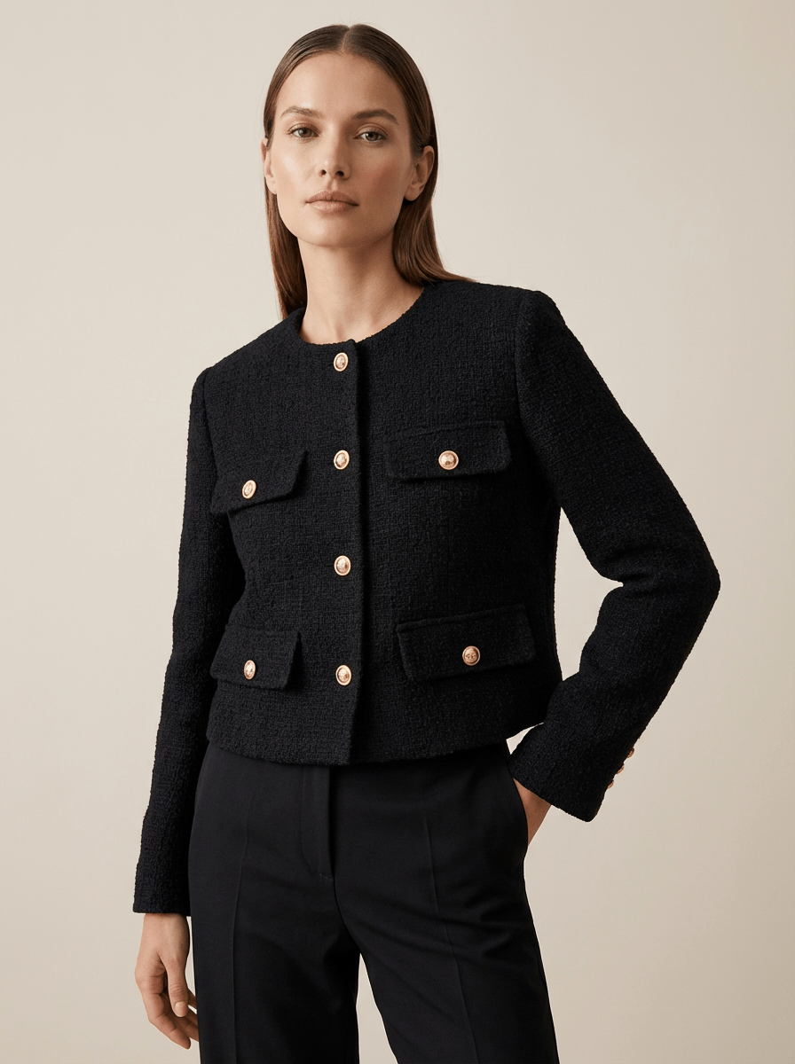 CHAQUETA HERITAGE PREMIUM ELEGANCIA ESTRUCTURADA