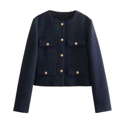 CHAQUETA HERITAGE PREMIUM ELEGANCIA ESTRUCTURADA