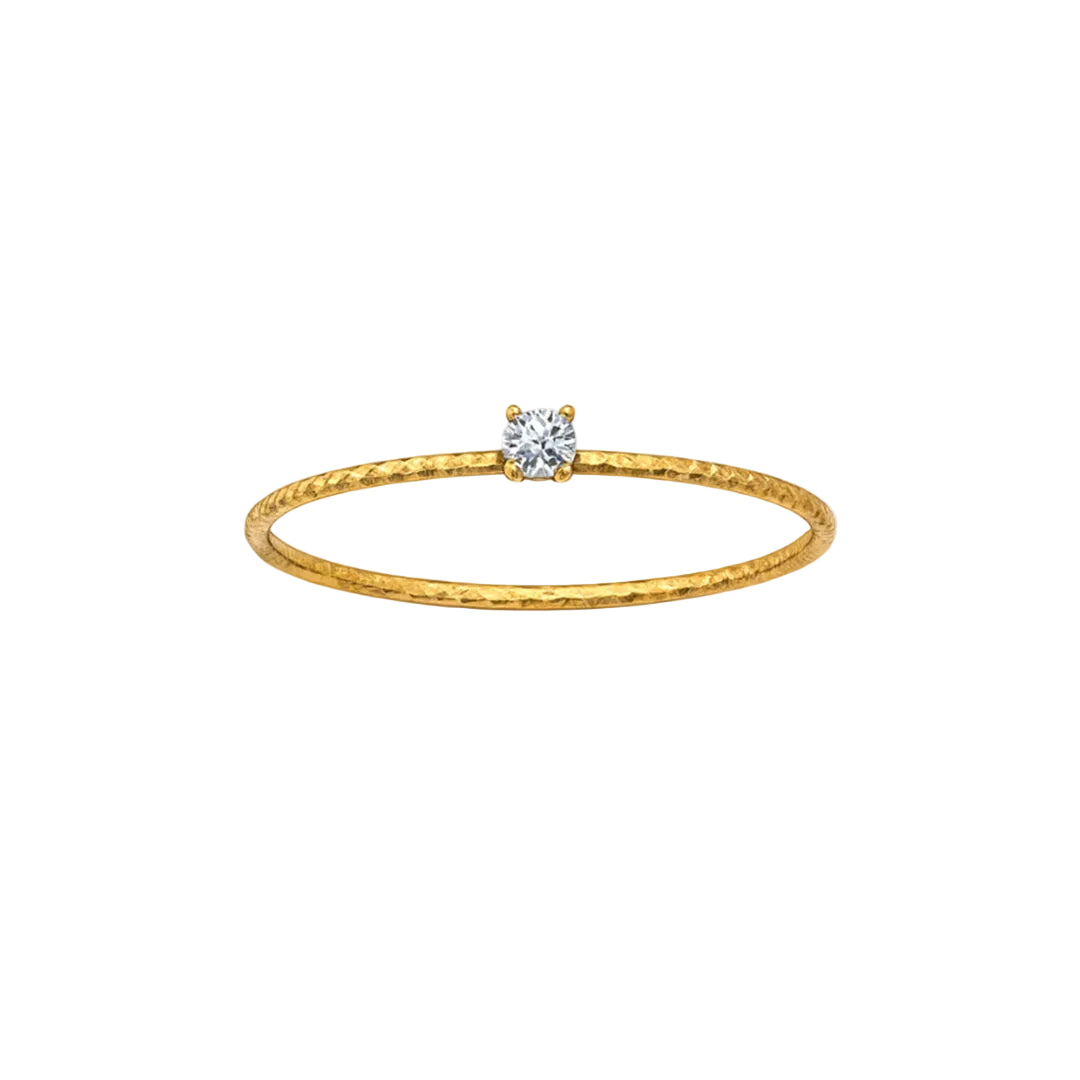 ANILLO VALENTINA ROCHE SOLITARIO MINIMAL CON CIRCONITA