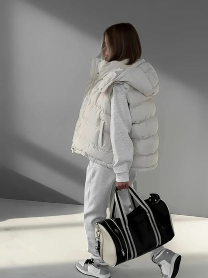 Chaleco sin mangas con cremallera CYC