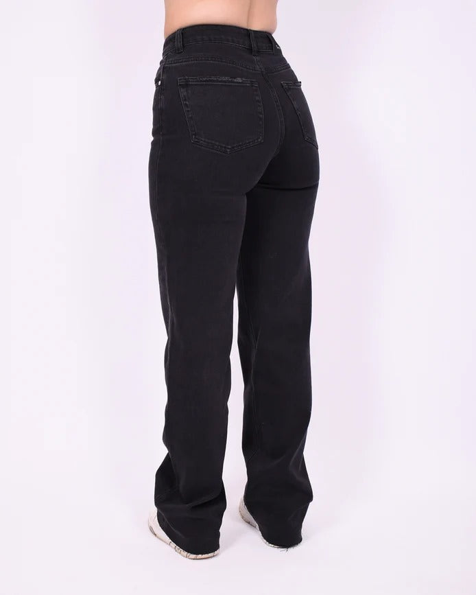 Jeans Noir Fit Straight