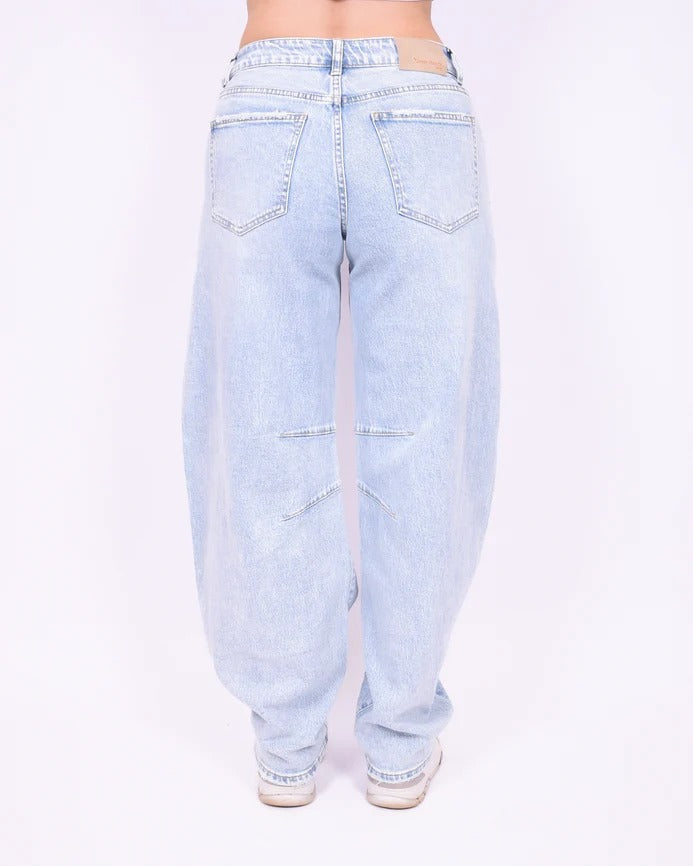 JEANS- BARREL STRECH