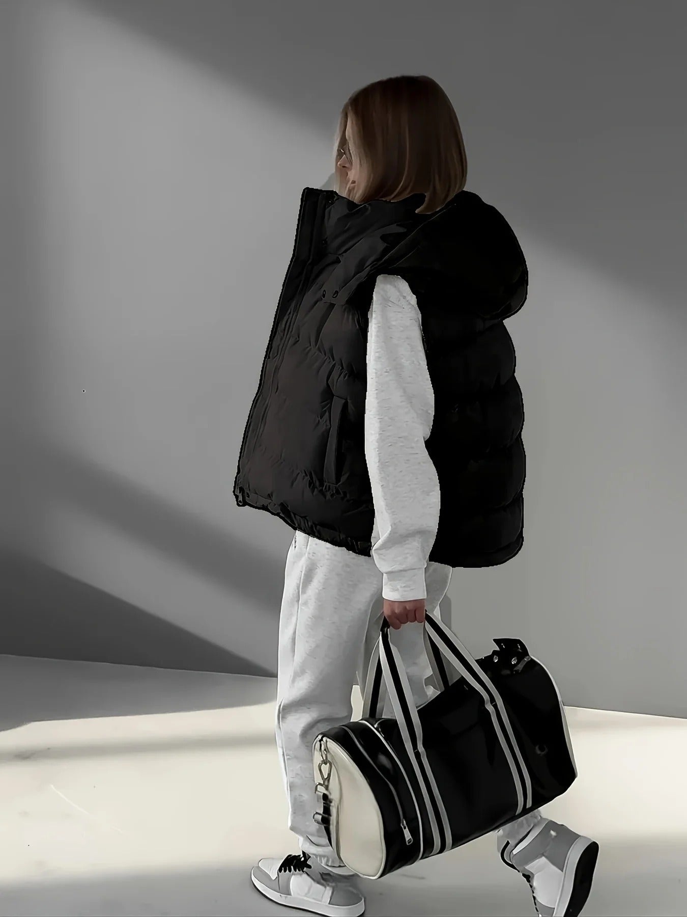 Chaleco sin mangas con cremallera CYC