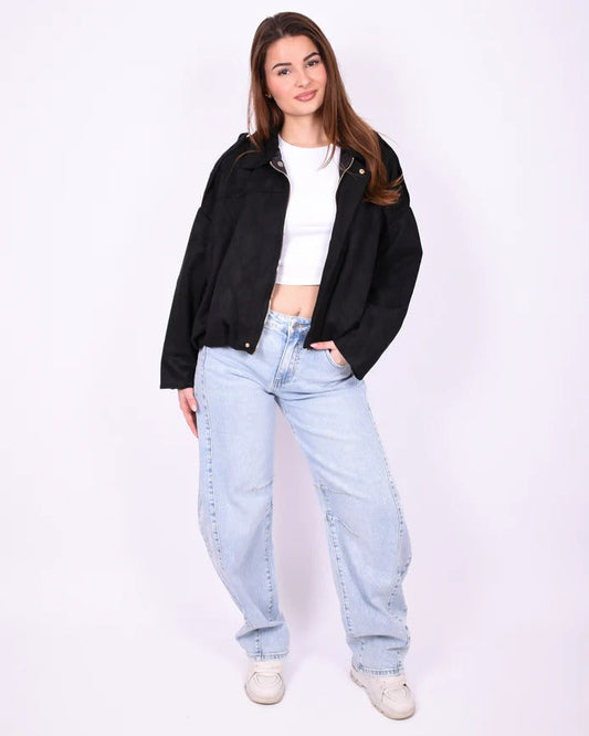 JEANS- BARREL STRECH