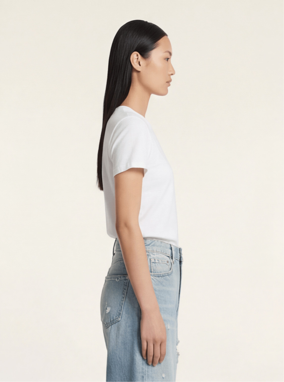 TOP PREMIUM JEANS RECTOS DENIM CLARO