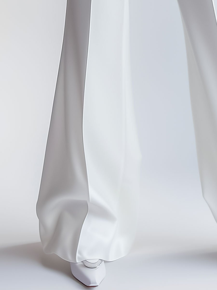 PANTALÓN VALENTINA ROCHE BLANCO ELEGANTE