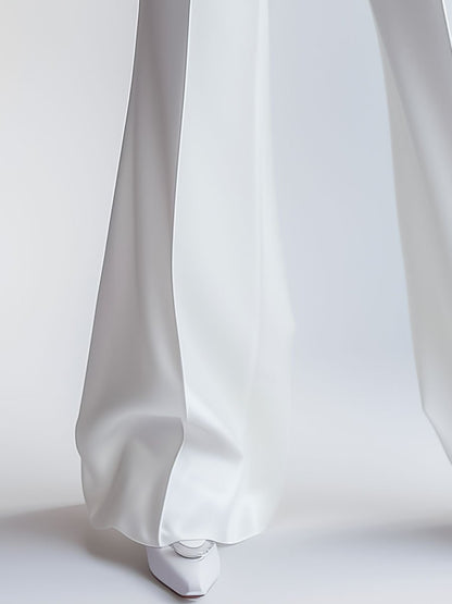 PANTALÓN VALENTINA ROCHE BLANCO ELEGANTE