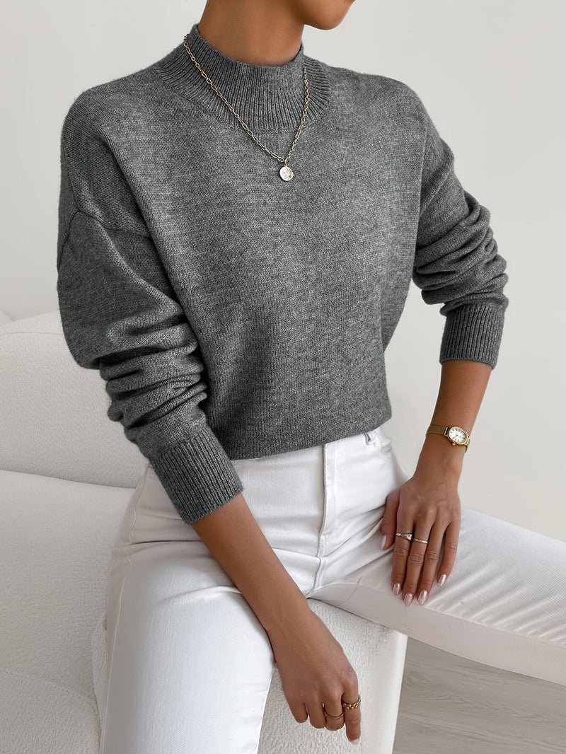 Jorun – Jersey cómodo con cuello alto