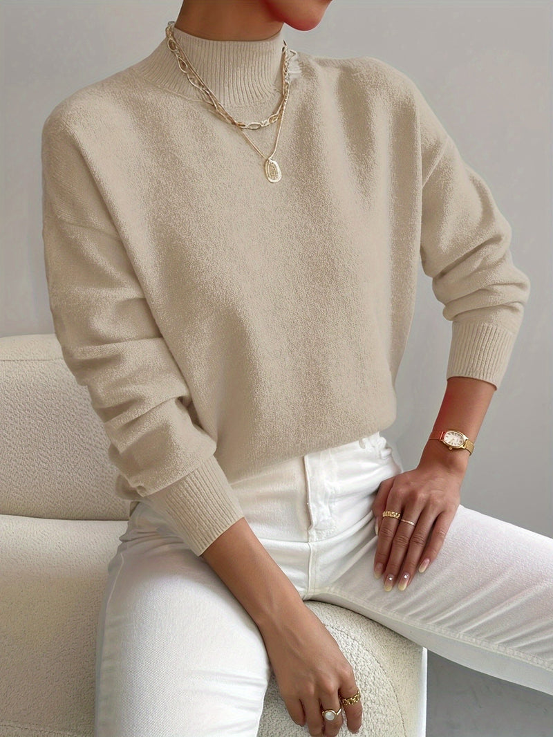 Jorun – Jersey cómodo con cuello alto
