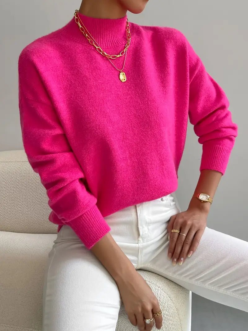 Jorun – Jersey cómodo con cuello alto