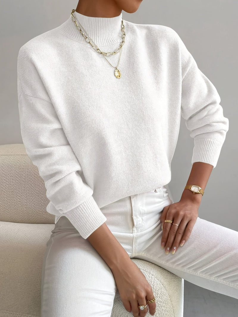 Jorun – Jersey cómodo con cuello alto