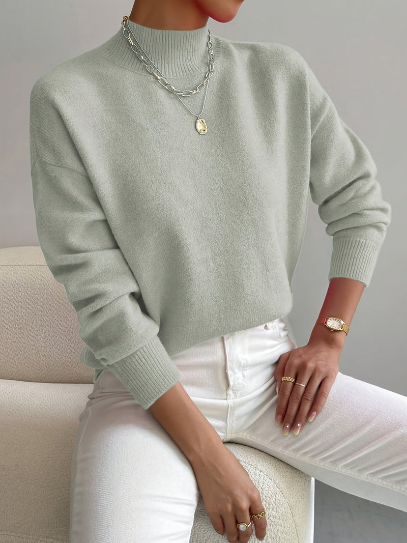 Jorun – Jersey cómodo con cuello alto