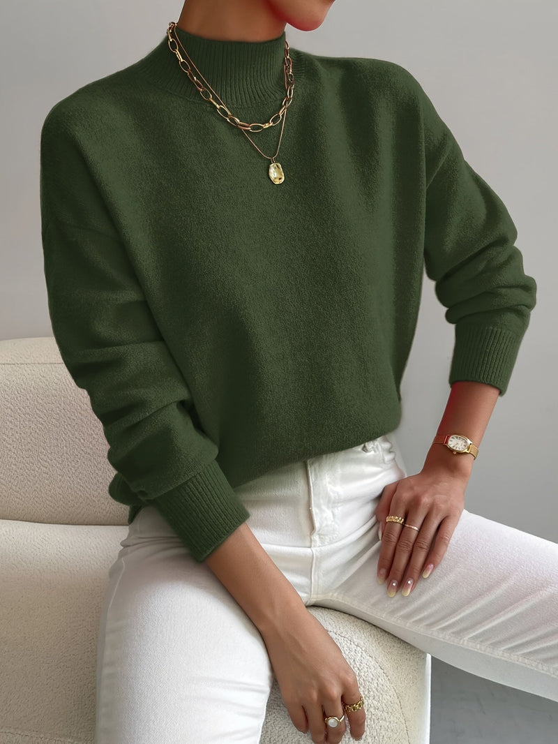 Jorun – Jersey cómodo con cuello alto