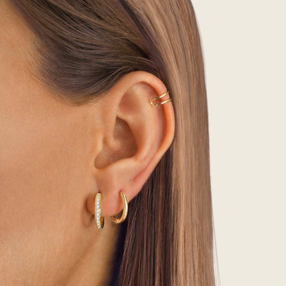 PENDIENTES VALENTINA ROCHE ARO DORADO CON CIRCONITAS