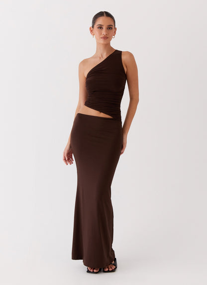CONJUNTO LARGO ELEGANTE ASIMÉTRICO