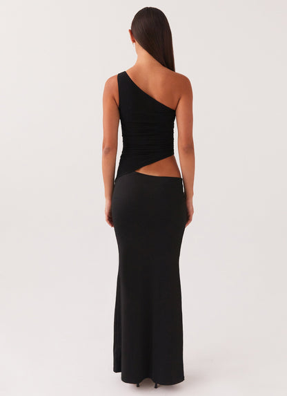 CONJUNTO LARGO ELEGANTE ASIMÉTRICO