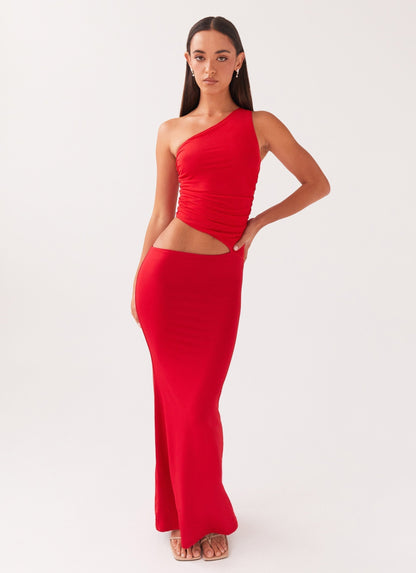 CONJUNTO LARGO ELEGANTE ASIMÉTRICO