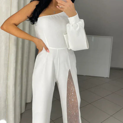 VESTIDO NEGRO DE FIESTA CON DETALLE TRANSPARENTE
